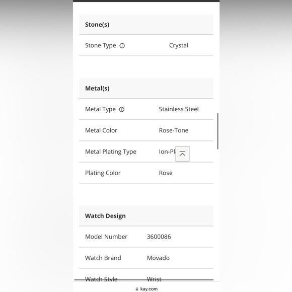 Movado bold rose gold watch - Picture 9 of 11